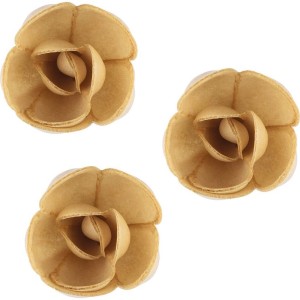3 piccole rose di caff biologiche (4 cm) - Azyme