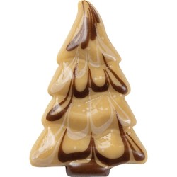 4 Alberi di Natale (4, 5 cm) - Cioccolato biondo. n°1