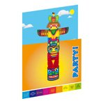 8 Inviti Totem indiano Rainbow 