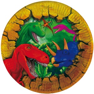 8 Piatti Dinosauro