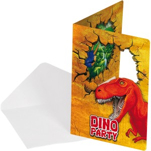 6 Inviti Dinosauro