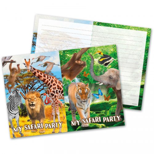8 Inviti Safari Party 