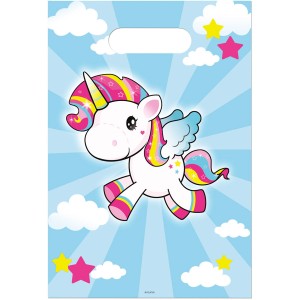 8 Sacchetti regalo in Unicorno Kawa