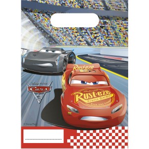 6 Sacchetti regalo Cars 3