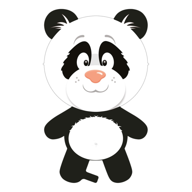 Palloncino Gigante Panda 50 x 90 cm 