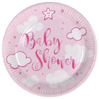 8 Piatti Baby Shower Bimba