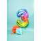 Palloncino gigante Rainbow Numero 3 - 81 cm images:#1