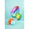 Palloncino gigante Rainbow Numero 4 - 81 cm images:#1