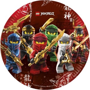 8 Piatti Ninjago - Compostabile