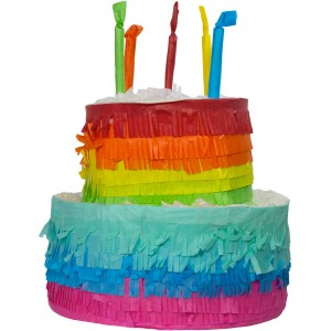 Pignatta Torta Rainbow Happy Birthday (25 cm)