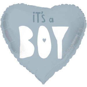 Palloncino da gonfiare Cuore Its a Boy - 45 cm