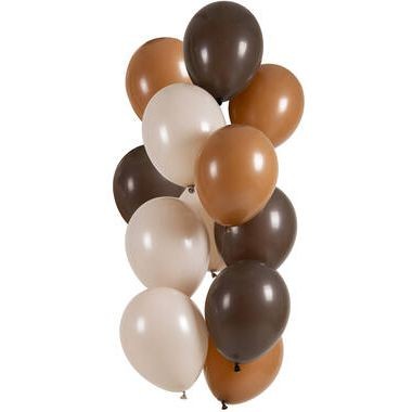 Bouquet 12 Palloncini Cioccolato Moka 