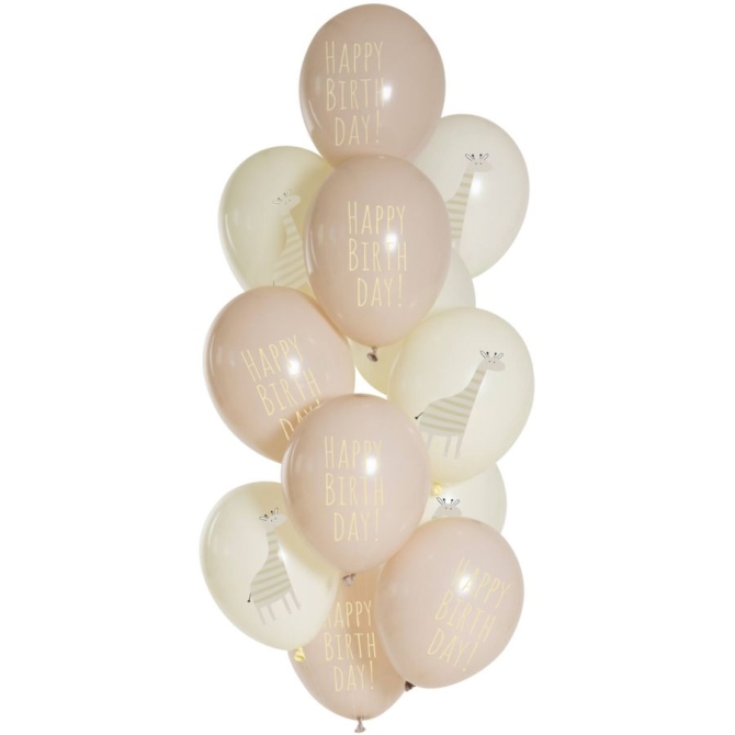 Bouquet 12 Palloncini Giraffa 