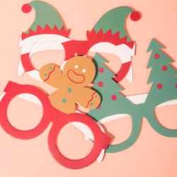6 bicchieri natalizi - Holly Jolly. n2