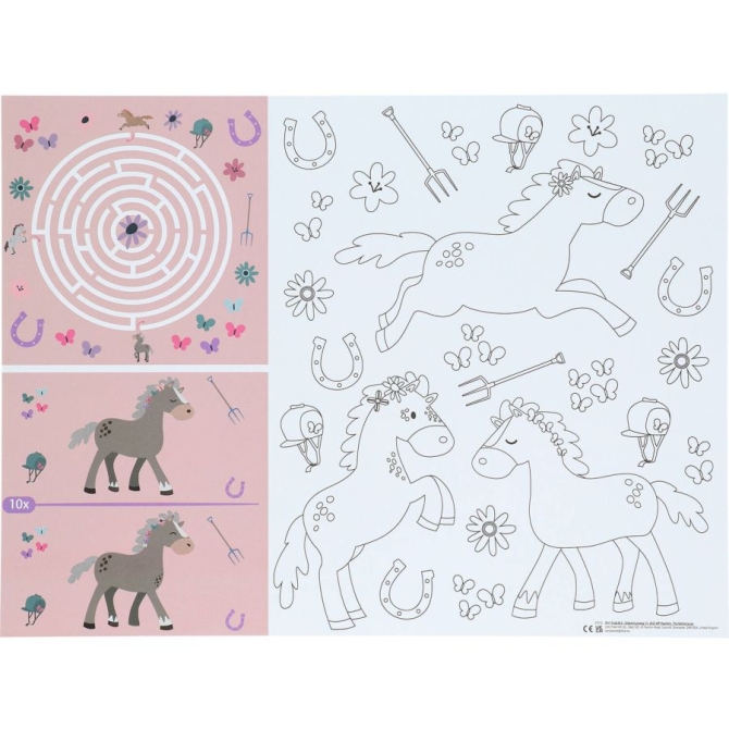 6 tovagliette attivit - Happy Horse 