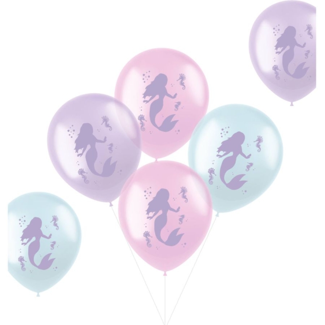 6 palloncini sirena 