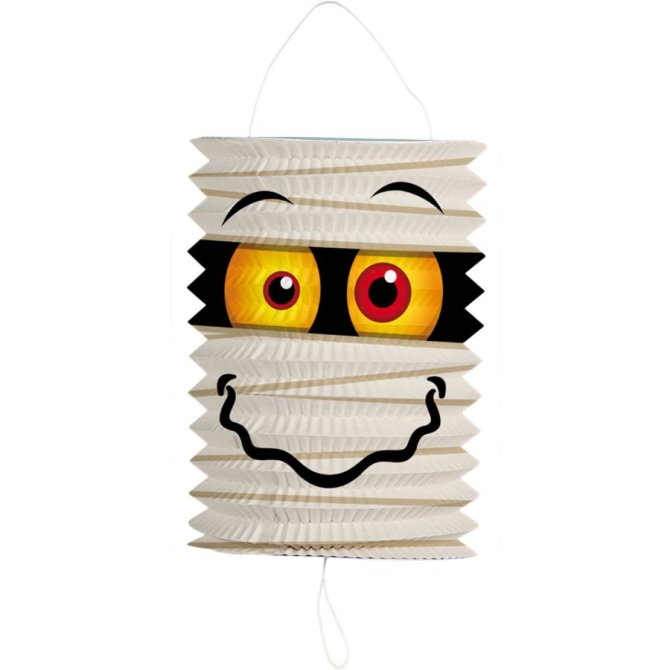 Lanterna staccabile di Halloween - Mummia - 16 cm 