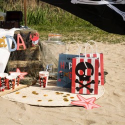 8 bicchieri per feste dei pirati. n�5