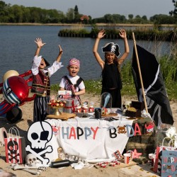 1 Ghirlanda di lettere per la festa dei pirati di buon compleanno - 1, 5 m. n�2