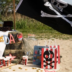 6 sacchetti regalo per la festa dei pirati. n�3