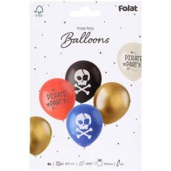 6 palloncini per la festa dei pirati. n�3