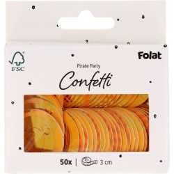 Monete di coriandoli - Festa dei pirati. n�4