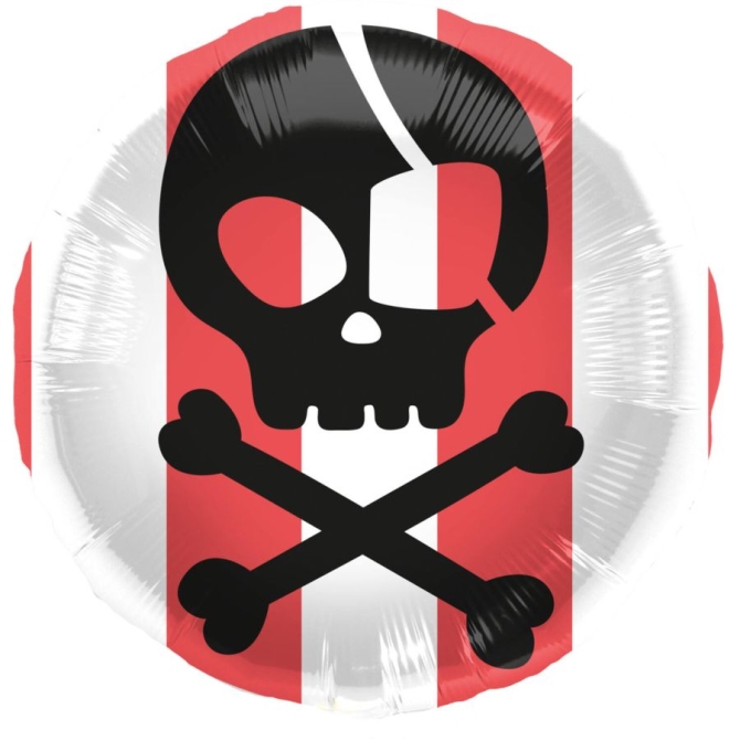 Palloncino piatto in foil per festa dei pirati - �45 cm 