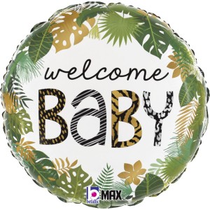 Palloncino Felice Giungla Welcome Baby