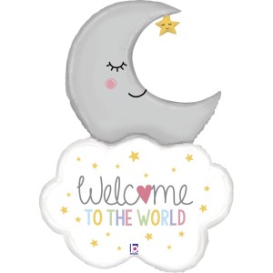 Palloncino gigante Welcome To The World Moon