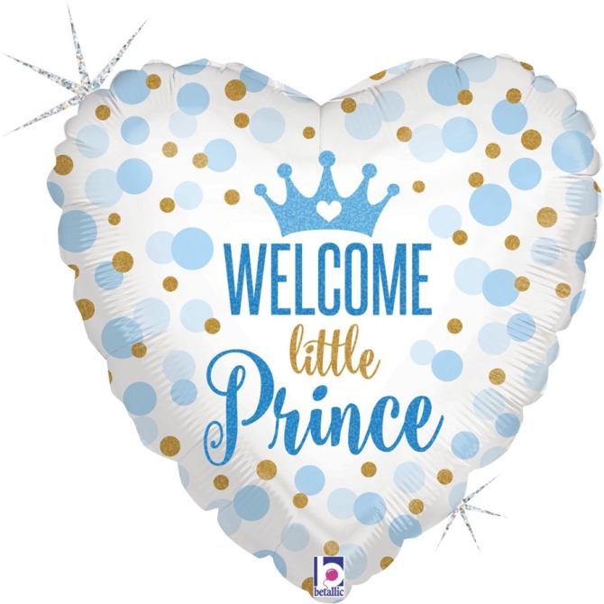 Palloncino Welcome Baby Prince 