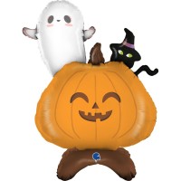 Palloncino gigante zucca/mostro di Halloween