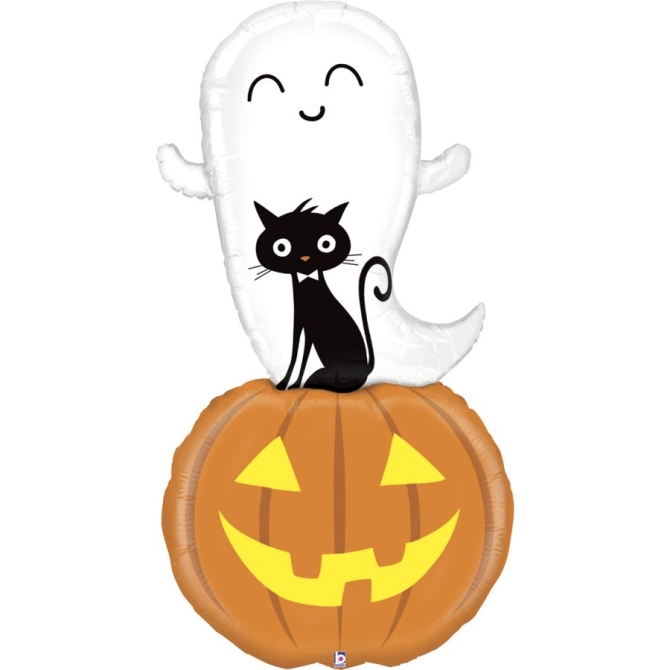 Palloncino a forma di zucca gigante / fantasma / gatto di Halloween 
