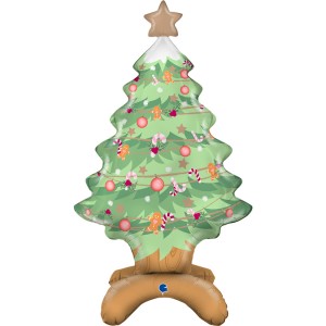 Palloncino gigante a forma di albero di Natale