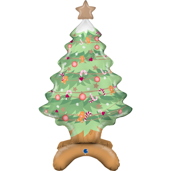 Palloncino gigante a forma di albero di Natale 