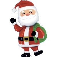 Palloncino gigante Babbo Natale con la sua cappa