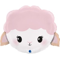 Palloncino Foil Gigante a Elio - Pecorella Carina 48 cm