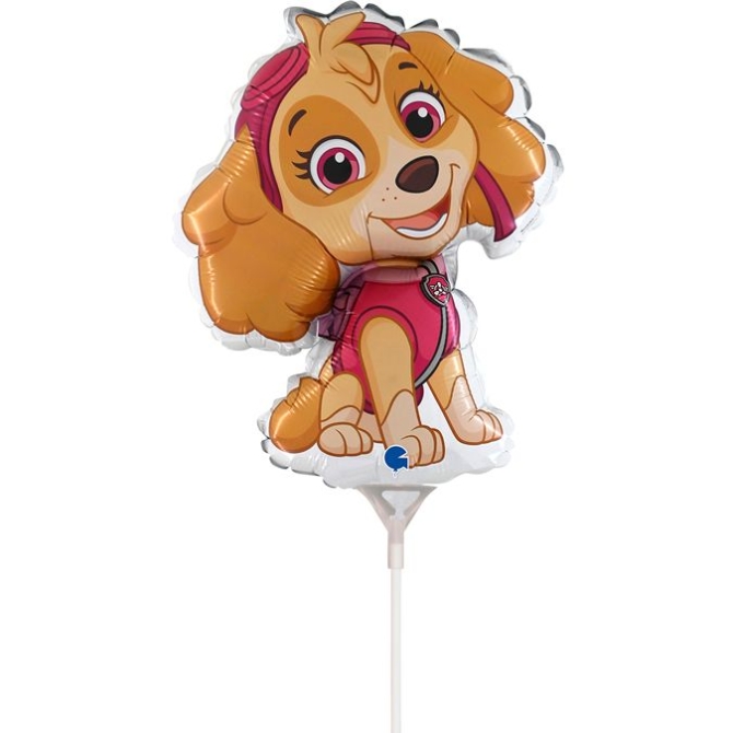 Palloncino su Stelo Paw Patrol - Stella 27 cm 