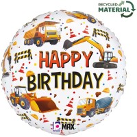 Palloncino in lamina di elio - Attrezzatura da costruzione 35 cm