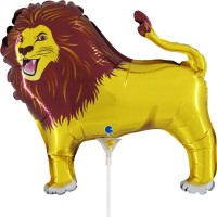Palloncino Leone su stelo - 29 cm