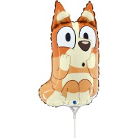 Palloncino Bluey Bingo su stelo - 30 cm