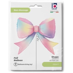 Palloncino gigante in lamina di elio - Fiocco multicolore 90 cm. n�1