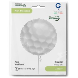 Palloncino in alluminio riempito di elio - pallina da golf da 35 cm. n�1