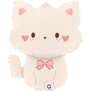 Palloncino gigante in lamina di elio - Coquette Cat 71 cm