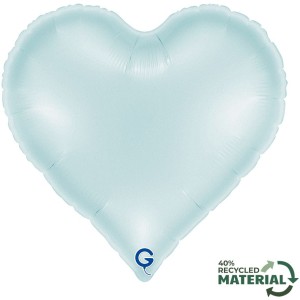 Palloncino in lamina di elio - Sweetie Heart Satin Pastel Blue 45 cm