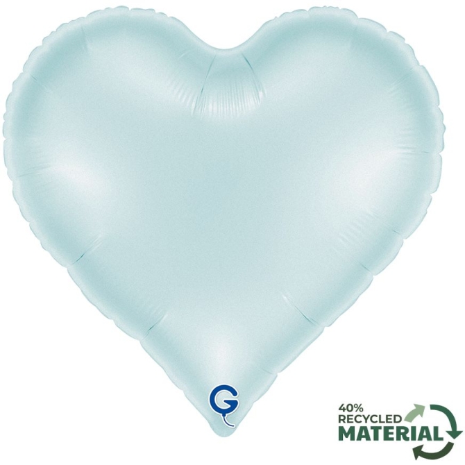 Palloncino in lamina di elio - Sweetie Heart Satin Pastel Blue 45 cm