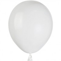 50 palloncini bianco opachi 13cm