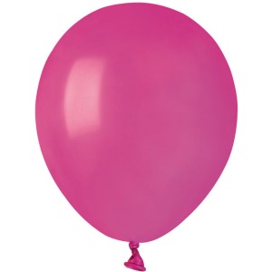 50 palloncini fucsia opachi 13cm