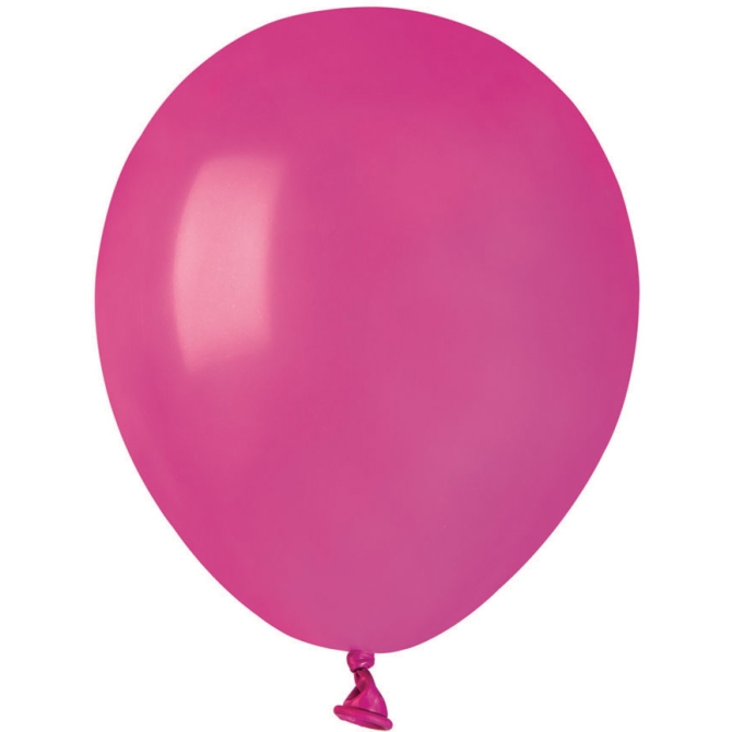 50 palloncini fucsia opachi 13cm 