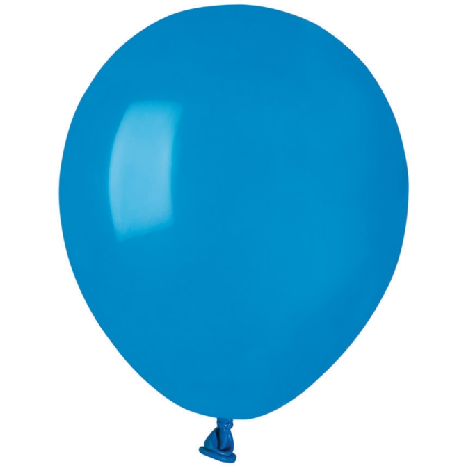 50 palloncini blu opaco 13cm 