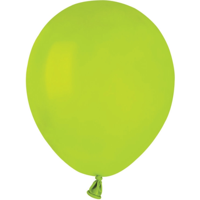 50 palloncini verde anice opachi 13cm 